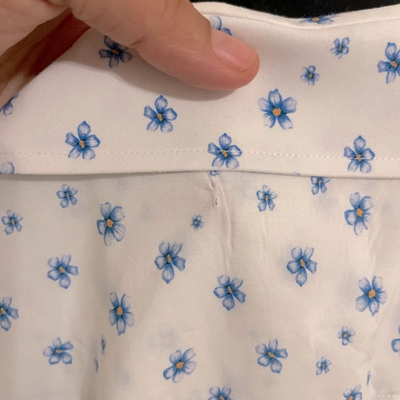 Men’s johnnie-O Hangin' Out Benson Blue Floral Button Up Shirt Size XL - Picture 7 of 7